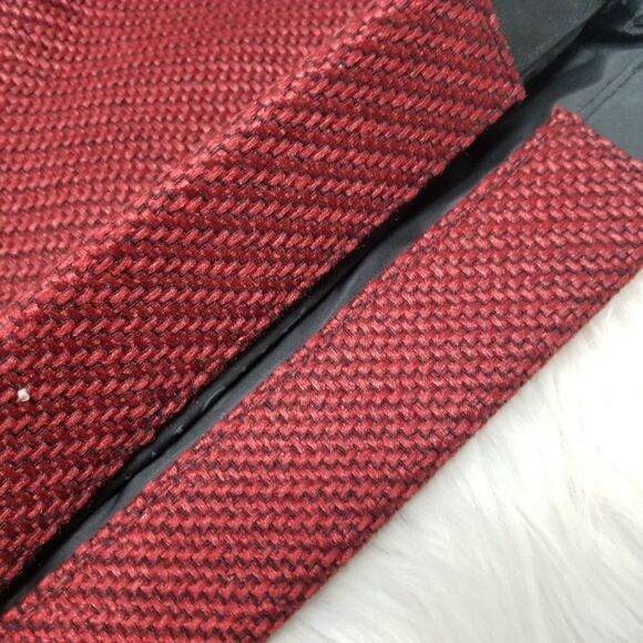 BURGANDY MICHE TOTE/SHOULDER BAG. - Picture 9 of 13